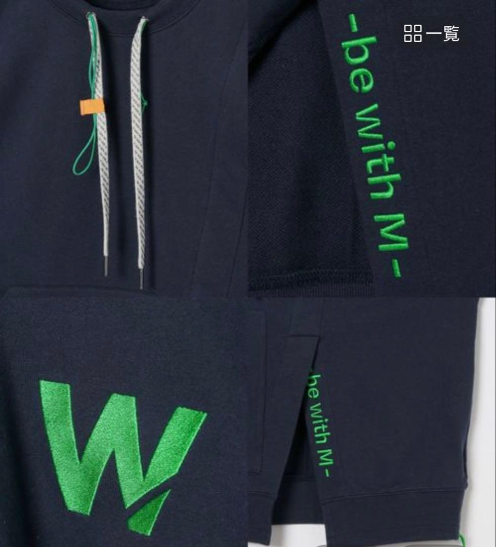 【be with M】 misayo 2way オシャプルオーバー ネイビー