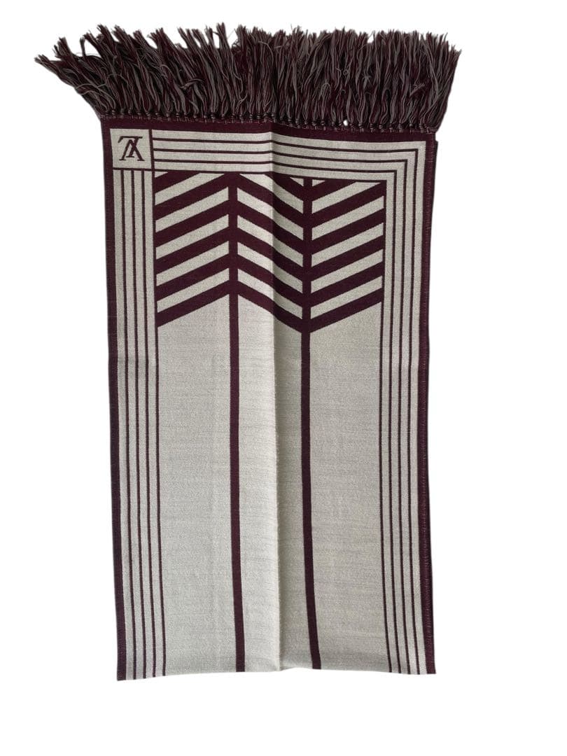 LOUIS VUITTON ルイヴィトン カラコラム シルク 混マフラー