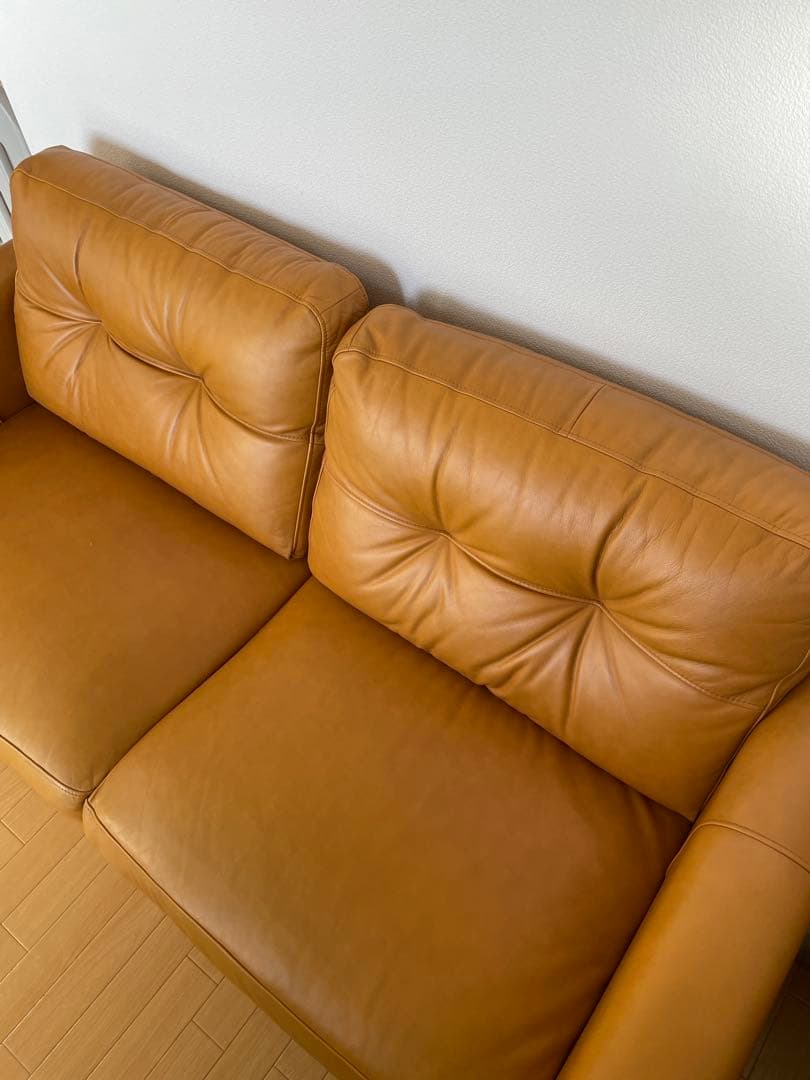 オイルレザーソファ（3人掛け）