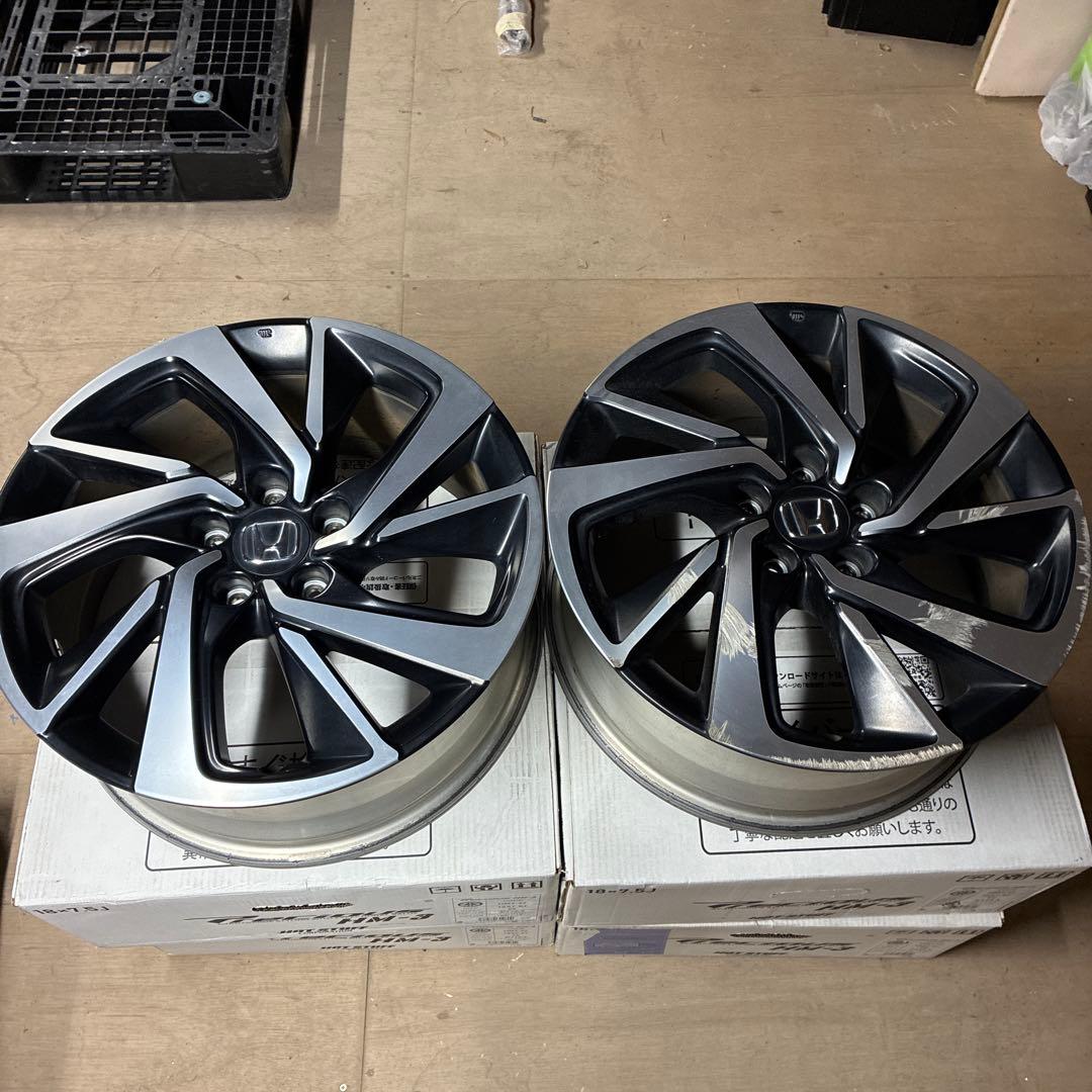 ホンダ ヴェゼルRS 純正アルミホイールセット 18インチ2本セット