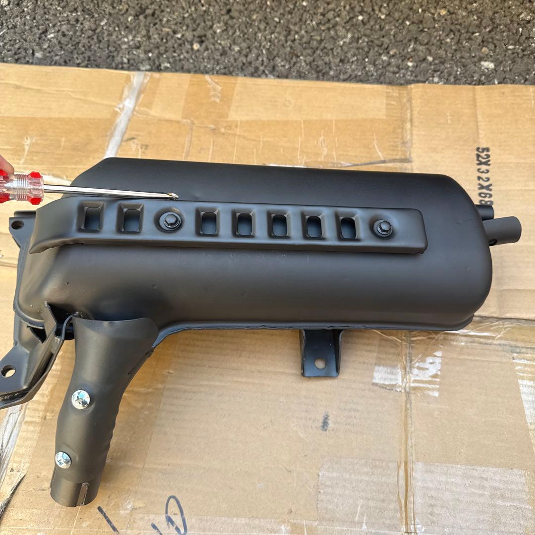 ①訳あり　新品フュージョン　fusion ヘリックス ノーマル　純正マフラー