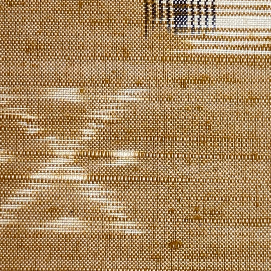 米沢琉球紬　ぜんまい真綿　琉球模様