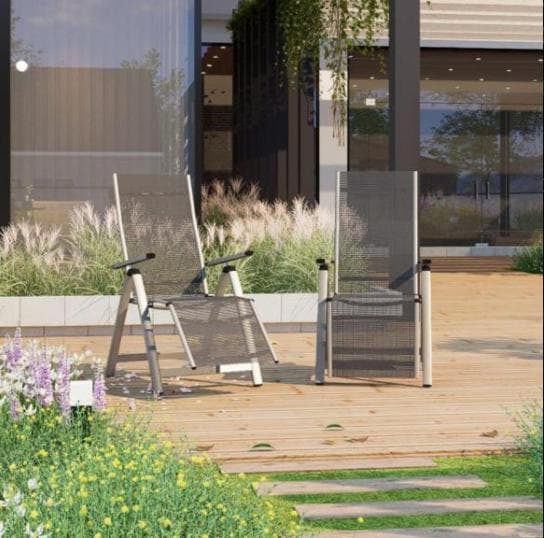 【美品】CASA リクライニングチェア フットレスト付き