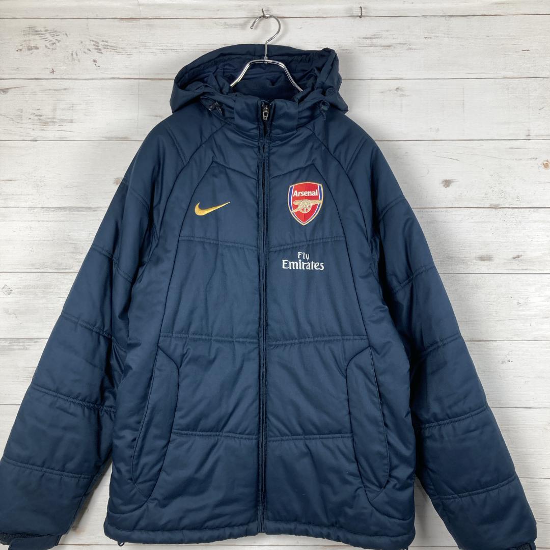 ナイキ　新品タグ付き　アーセナルFCワッペン刺繍　エミレーツ航空紺　M 287