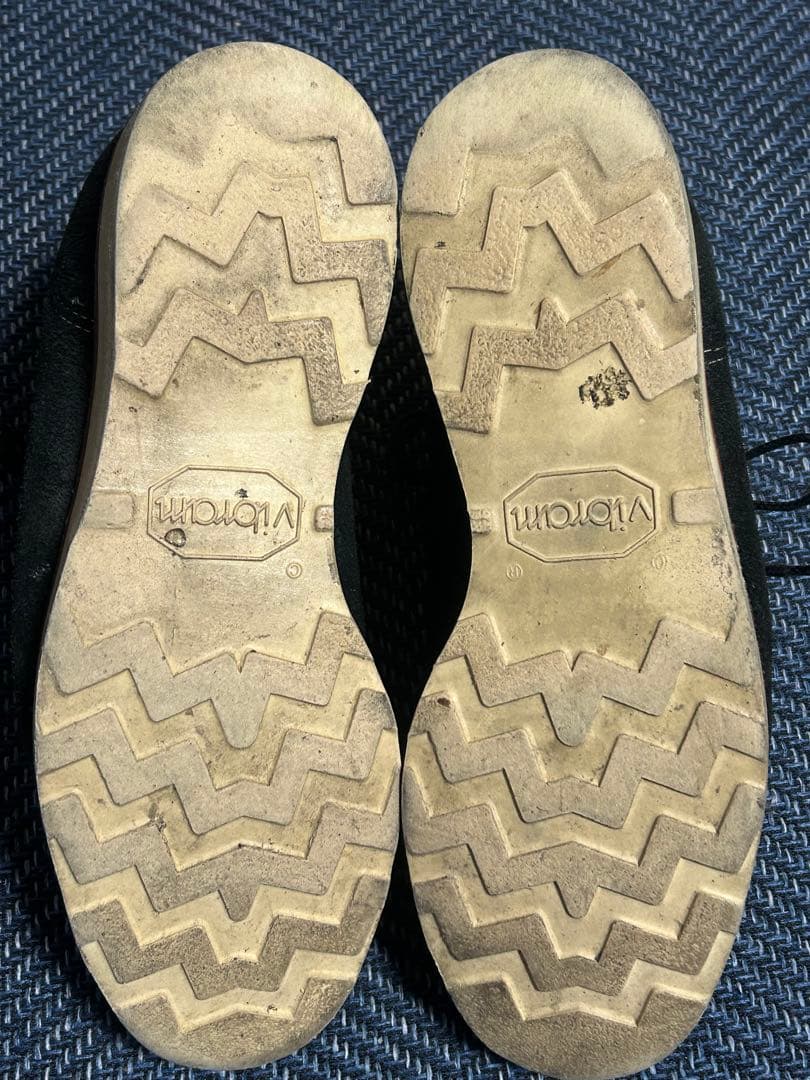 チペワ　モンキーブーツ　黒スエード　焦茶