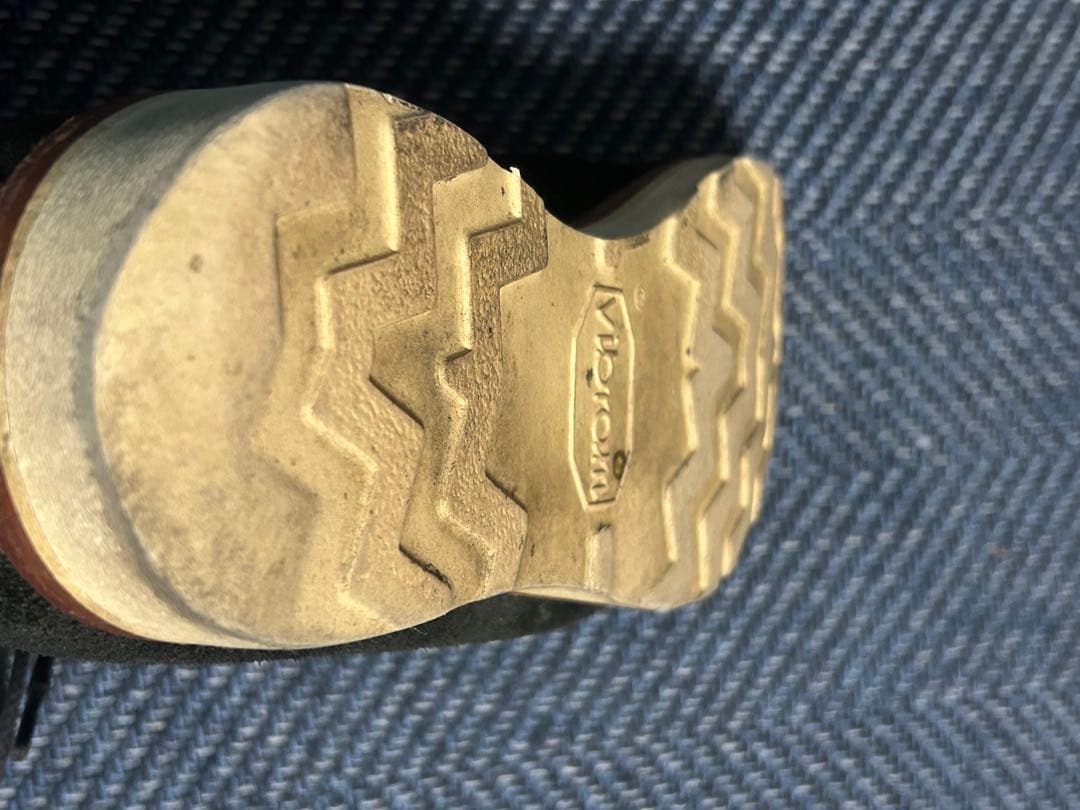 チペワ　モンキーブーツ　黒スエード　焦茶