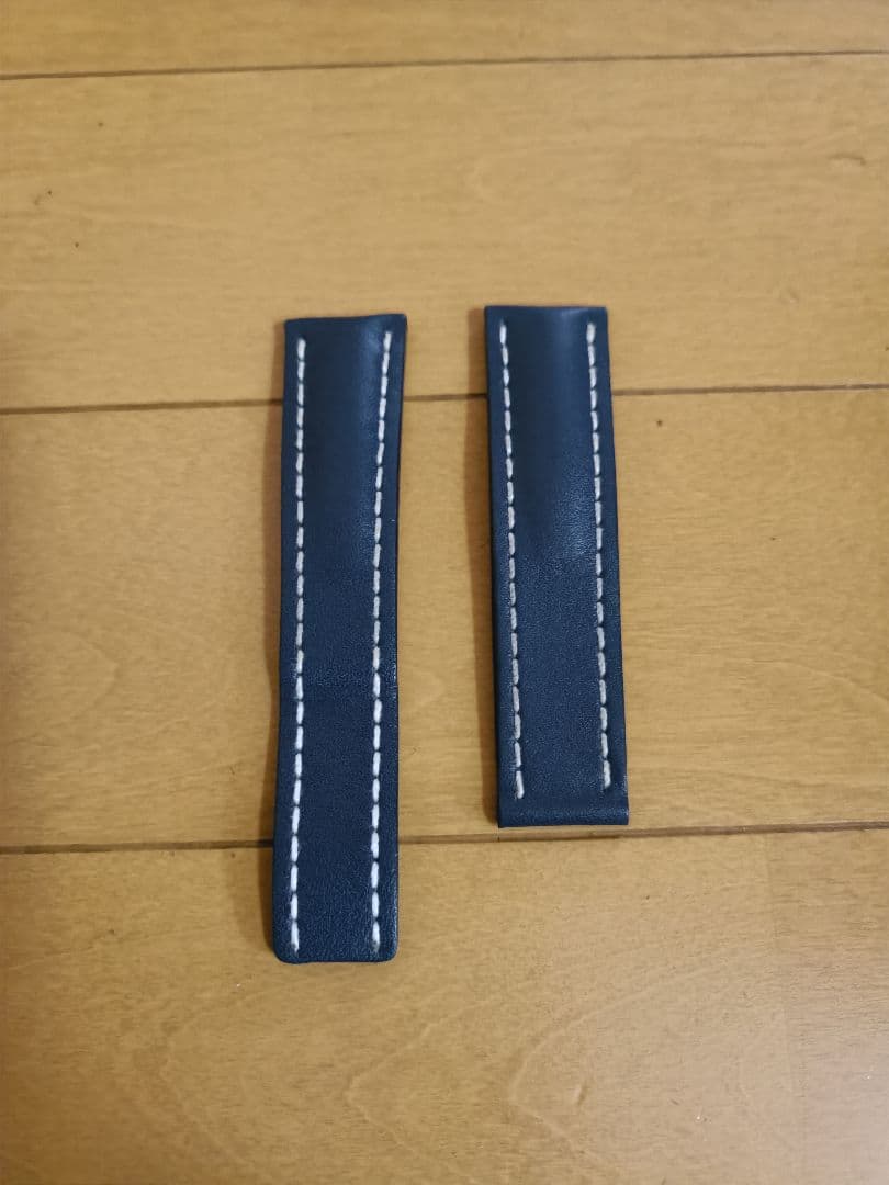 NATOさん専用！BREITLING レザーベルト ネイビー