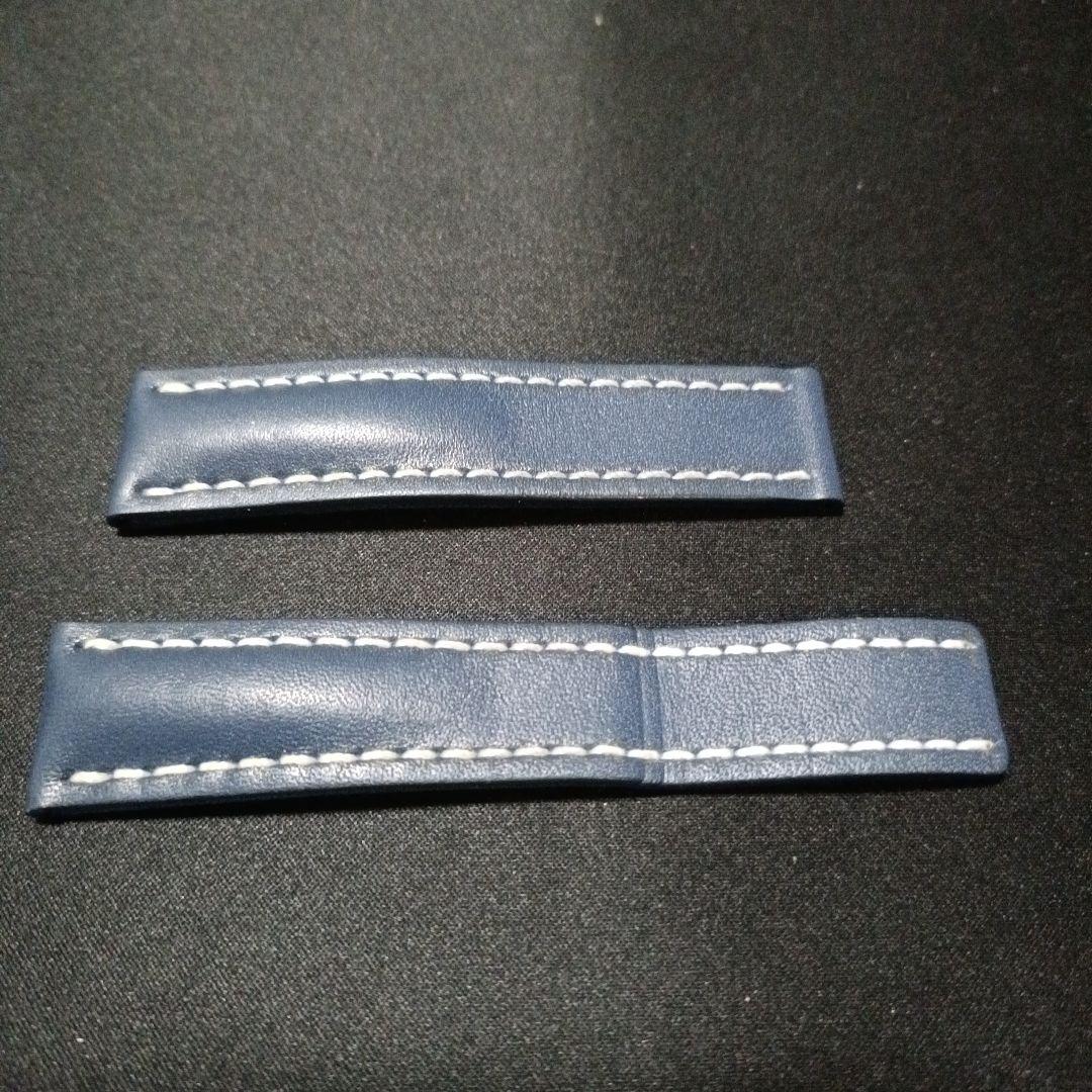 NATOさん専用！BREITLING レザーベルト ネイビー