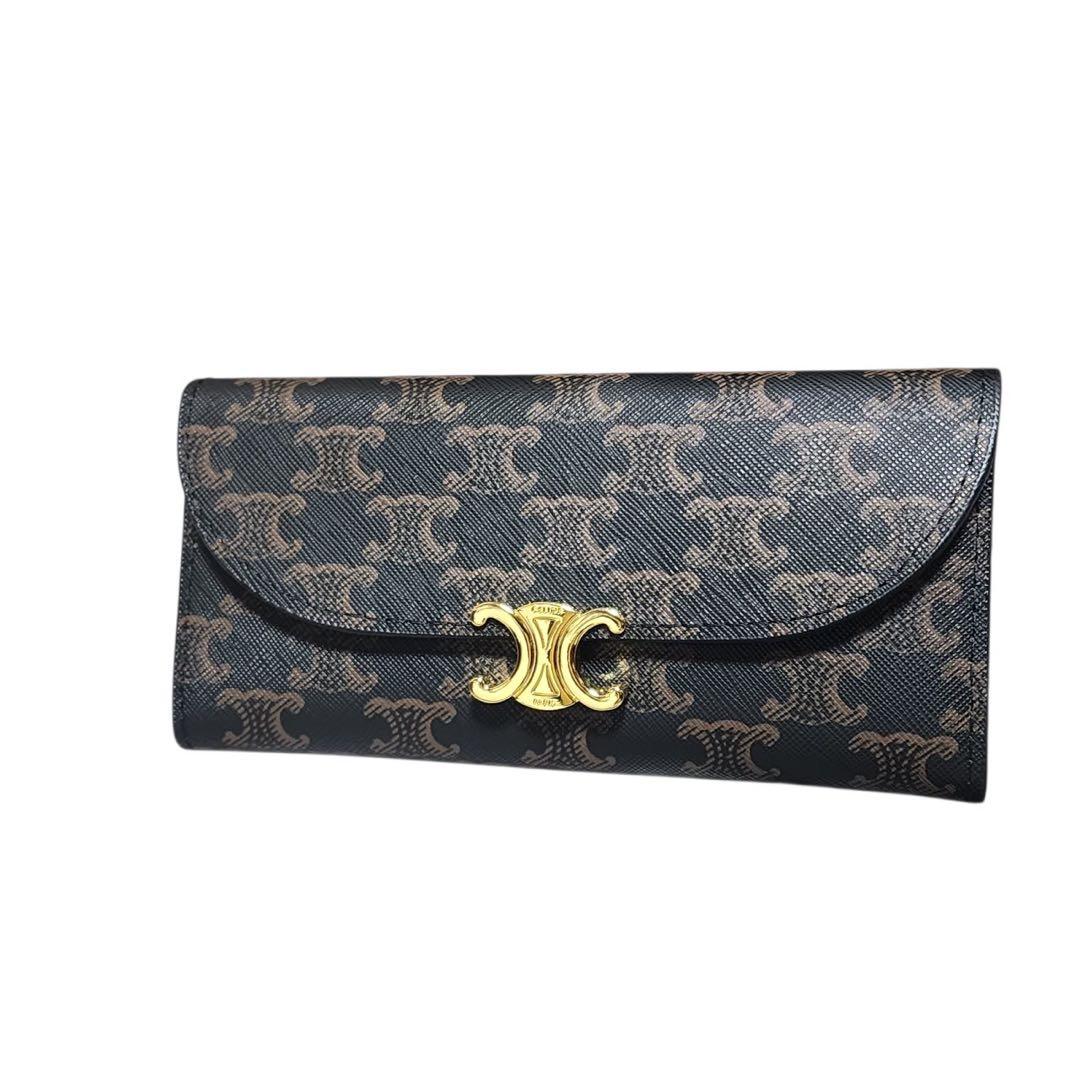⭐*️様 CELINE　長財布　トリオンフ　ラージフラップ　ノベルティ