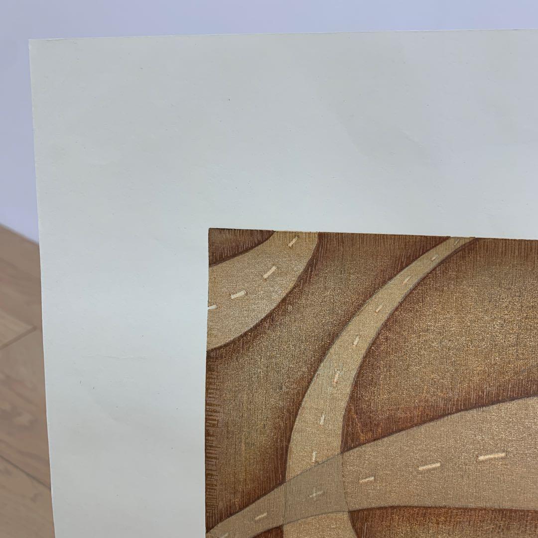 鈴木敦子「ついてくる」2007年　限定24 木版画