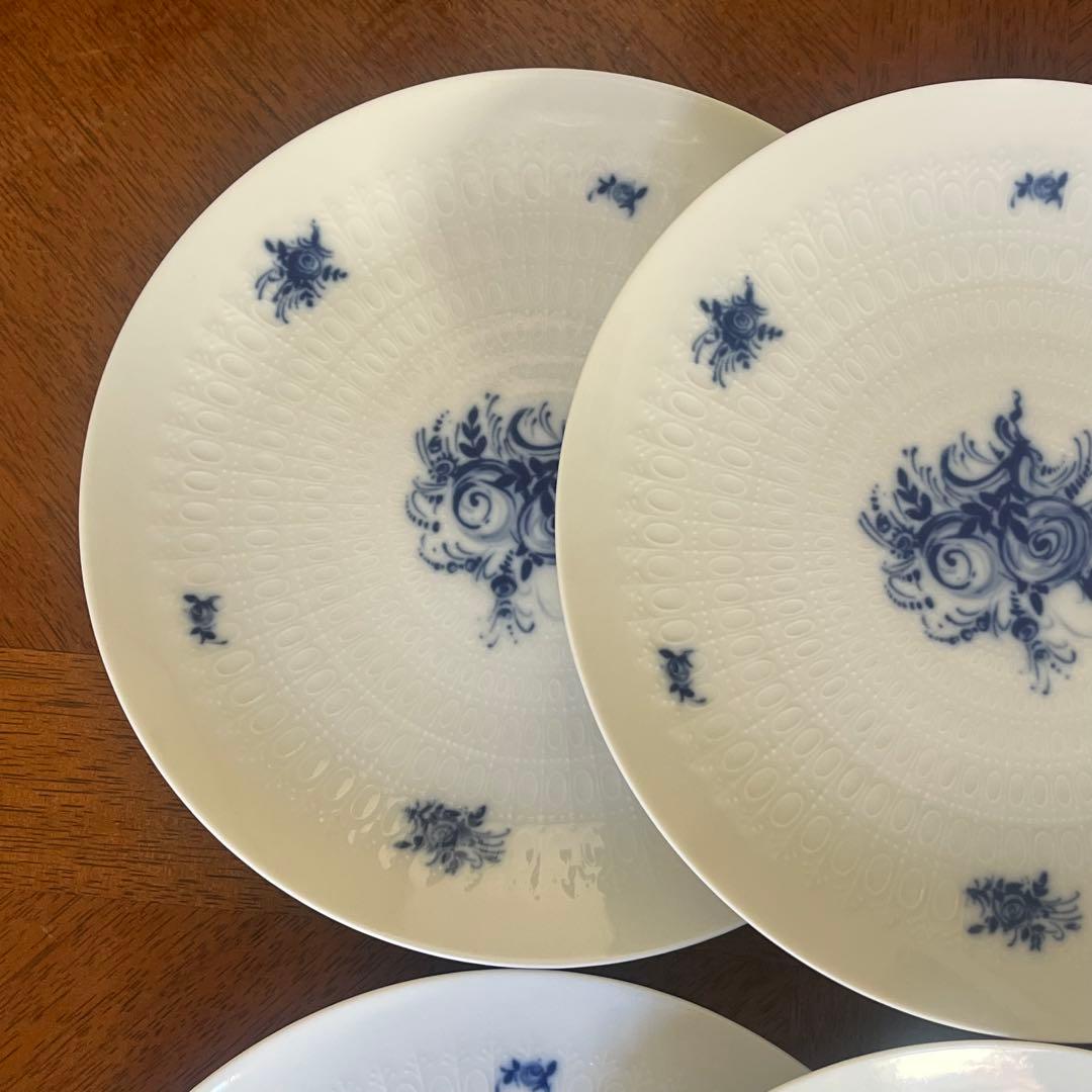 【美品】ローゼンタール★ラプソディブルー★デザート皿　6枚