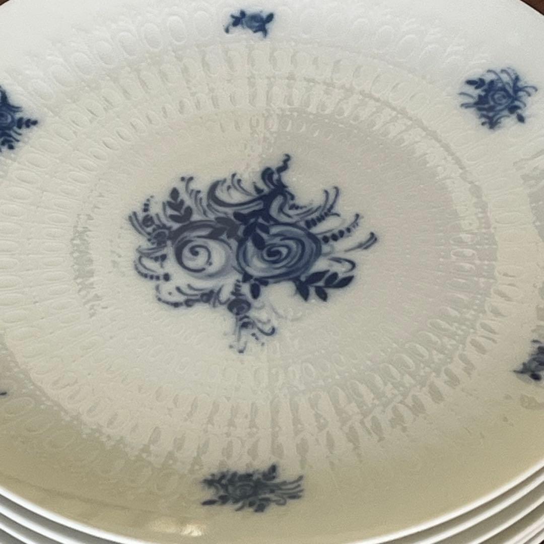 【美品】ローゼンタール★ラプソディブルー★デザート皿　6枚