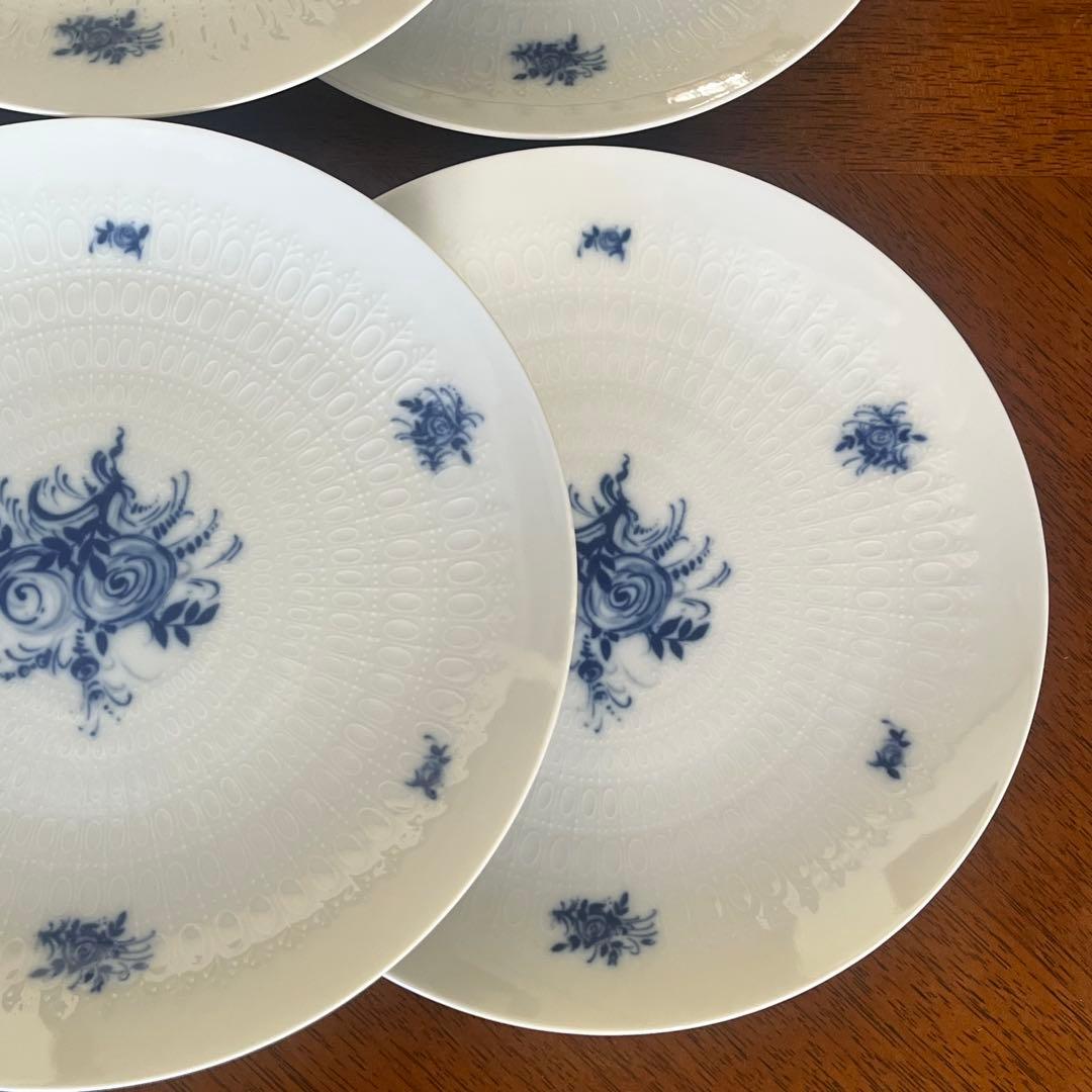 【美品】ローゼンタール★ラプソディブルー★デザート皿　6枚