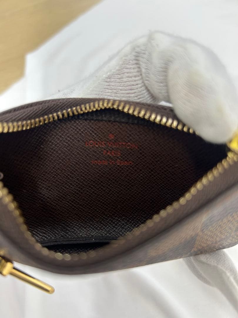 ルイヴィトン　ケースポシェット・クレ　ダミエエベヌ