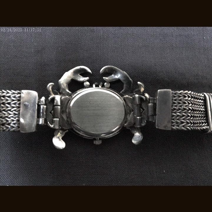 マーカサイトブレスウォッチＭＫ０２カニモチーフ シルバー９２５