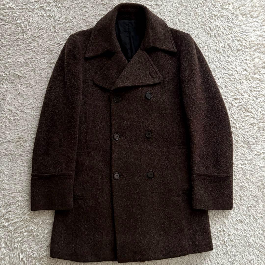 ★極希少 モヘア混★ CoSTUME HOMME 起毛 ピーコート