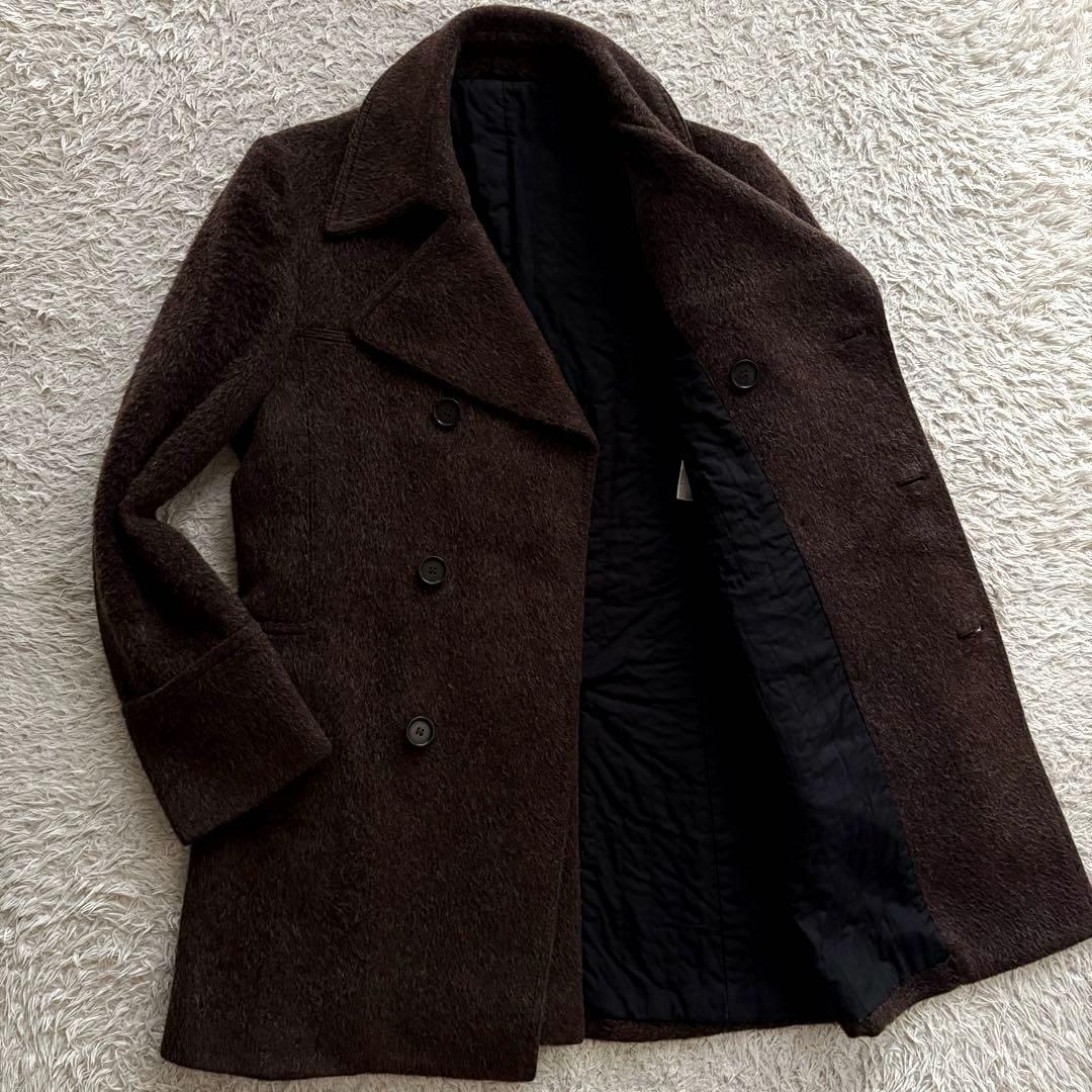 ★極希少 モヘア混★ CoSTUME HOMME 起毛 ピーコート