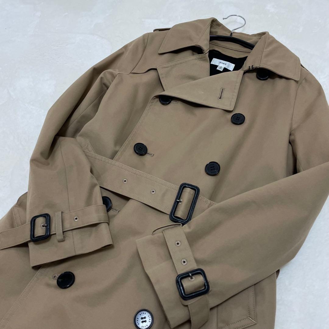 【美品】ハイク　ライナー付き　トレンチコート　ベージュ　Mサイズ
