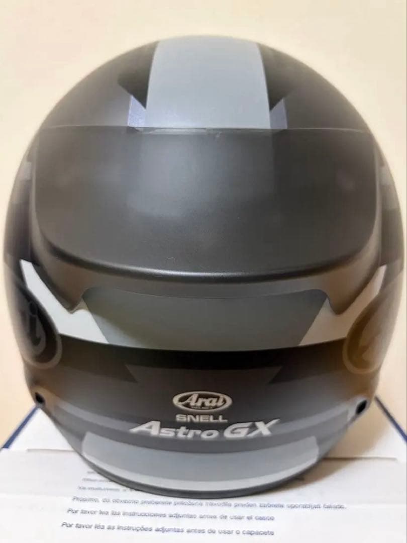 【美品】Arai アストロGX フェイス グレー XL (61-62cm)