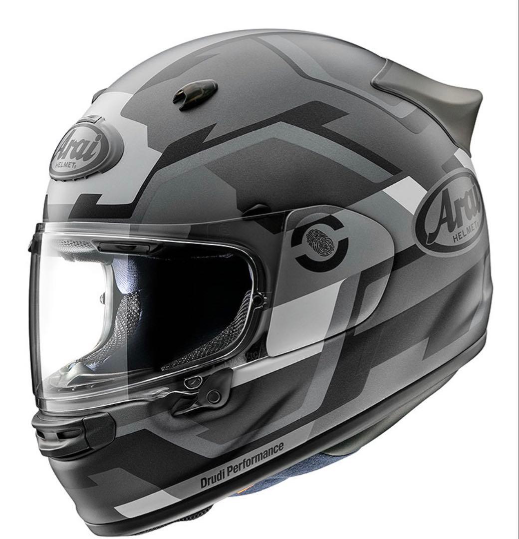 【美品】Arai アストロGX フェイス グレー XL (61-62cm)