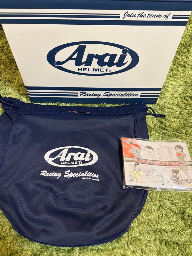 【美品】Arai アストロGX フェイス グレー XL (61-62cm)