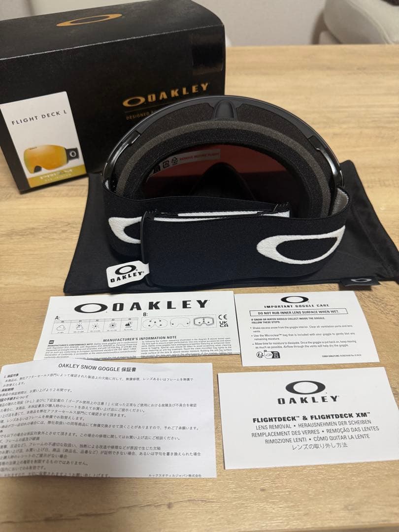 OAKLEY ゴーグル FLIGHT DECK L PRIZM 24K 7050