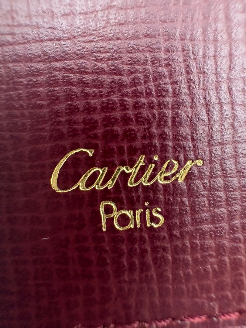 未使用保管品　カルティエ　マストライン 4連　キーケース ボルドー 箱付き