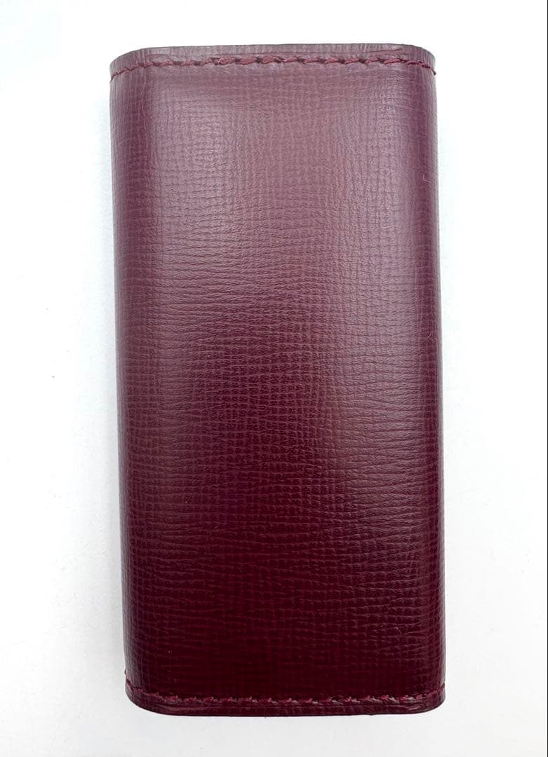 未使用保管品　カルティエ　マストライン 4連　キーケース ボルドー 箱付き