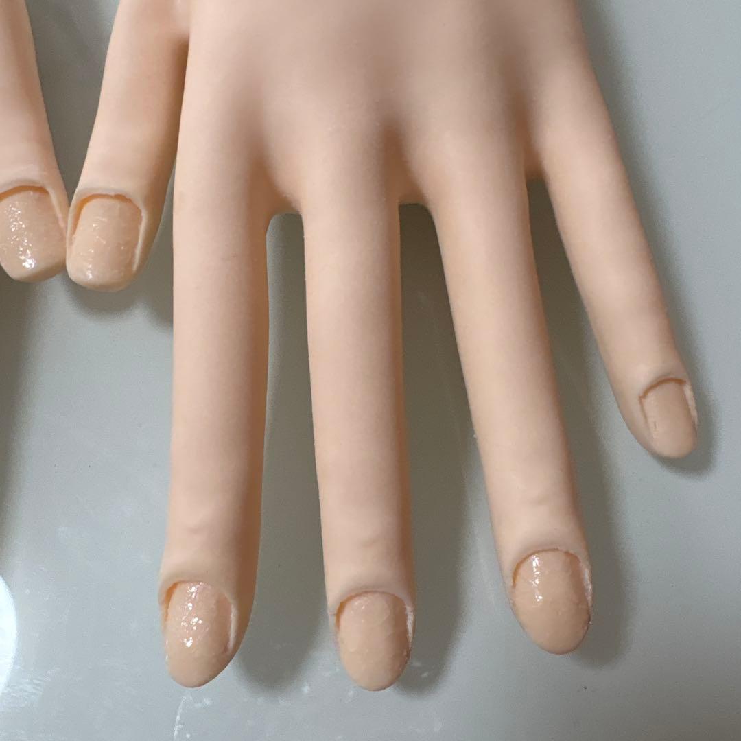 ネイリスト技能検定試験用JNEC認定モデルハンド 骨折なし 両面テープ新品