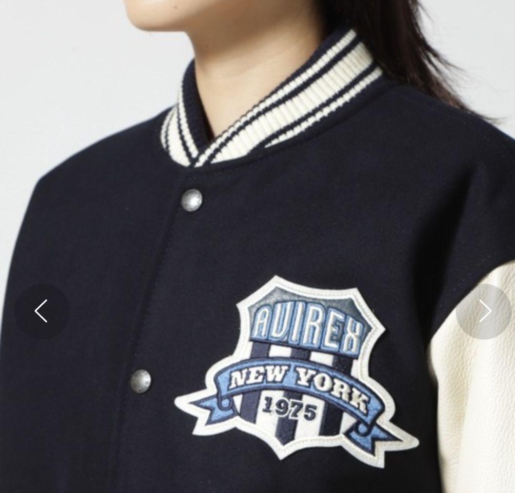 AVIREX　VARSITYJACKETTORCH & LAURELスタジャン革