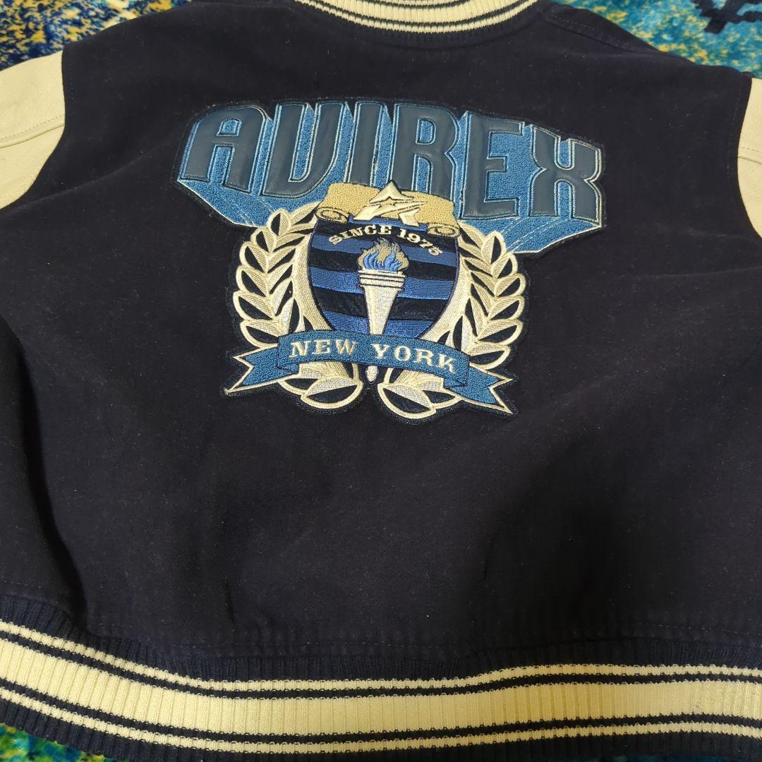 AVIREX　VARSITYJACKETTORCH & LAURELスタジャン革