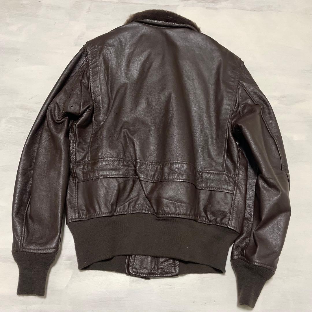 レア　86年製　米軍実物　ORCHARD社 G-1 フライトジャケット　40R