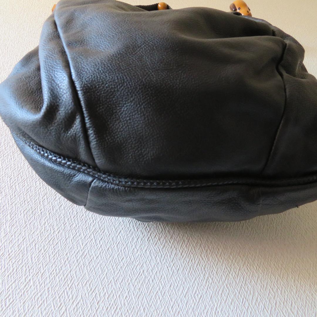 GUCCI　 マラケッシュ トートバッグ 　　タッセル　 レザー 　　黒