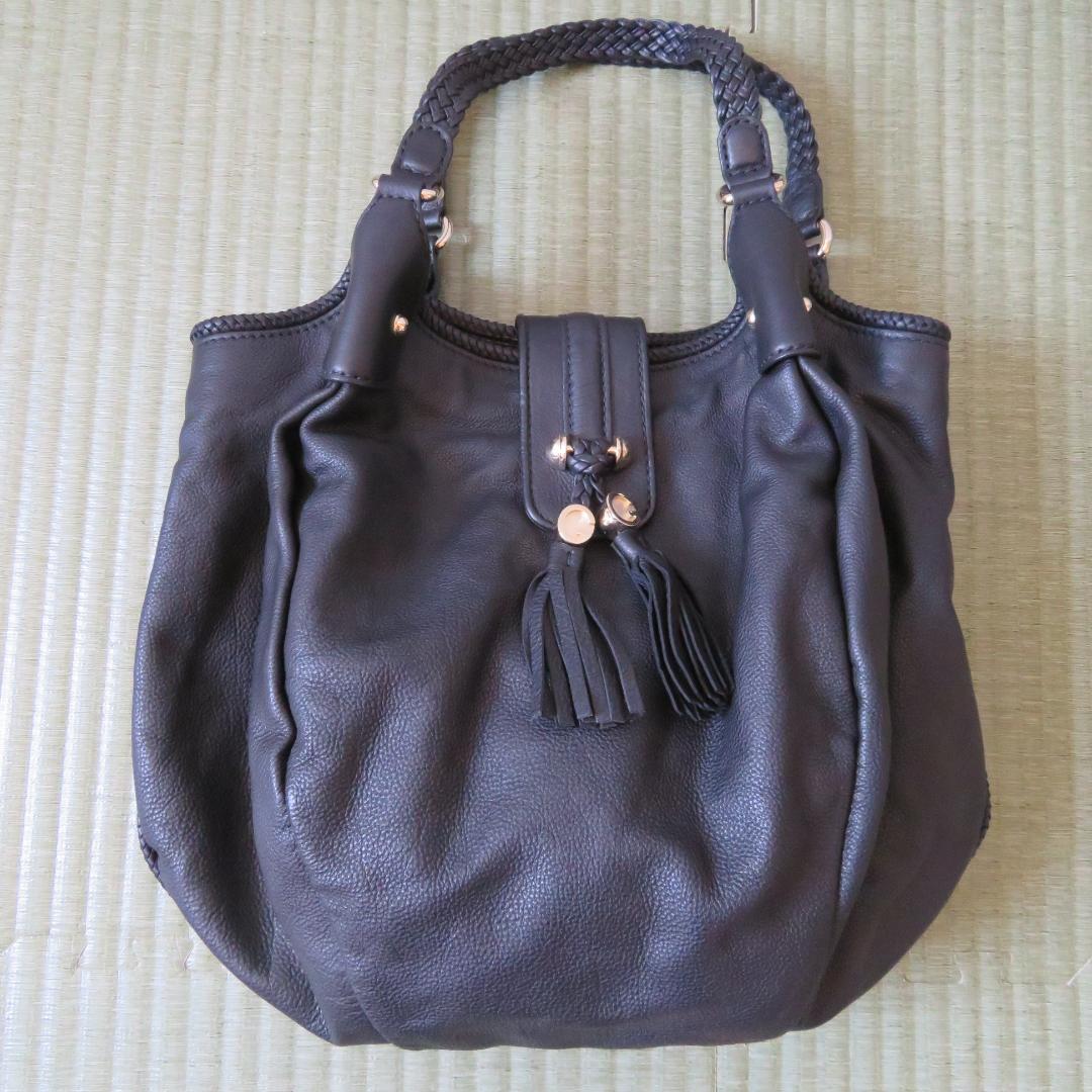GUCCI　 マラケッシュ トートバッグ 　　タッセル　 レザー 　　黒