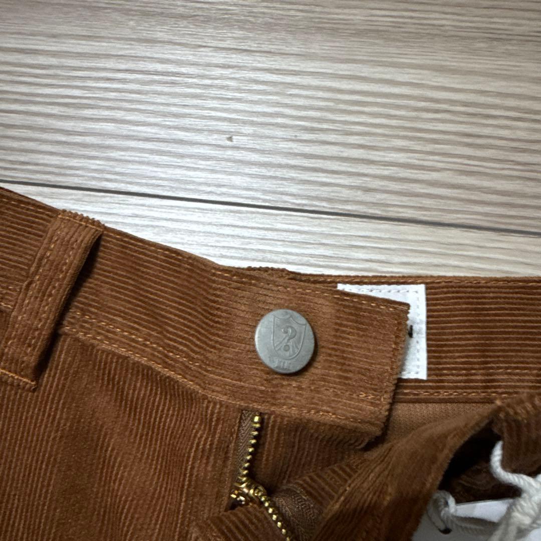 KIN コーデュロイパンツ　細畝　ブラウン　Sサイズ　新品未使用　マチュピチュ