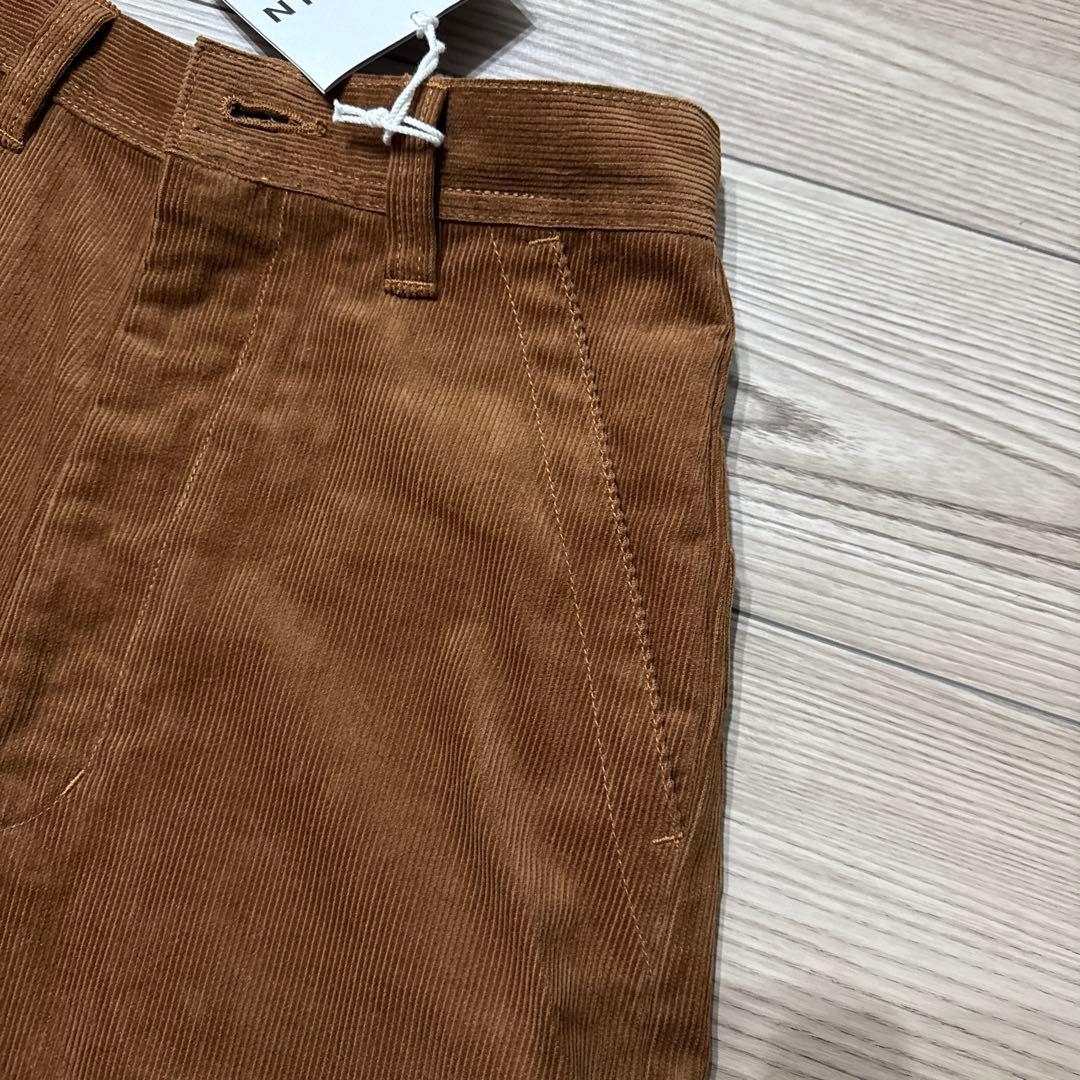 KIN コーデュロイパンツ　細畝　ブラウン　Sサイズ　新品未使用　マチュピチュ