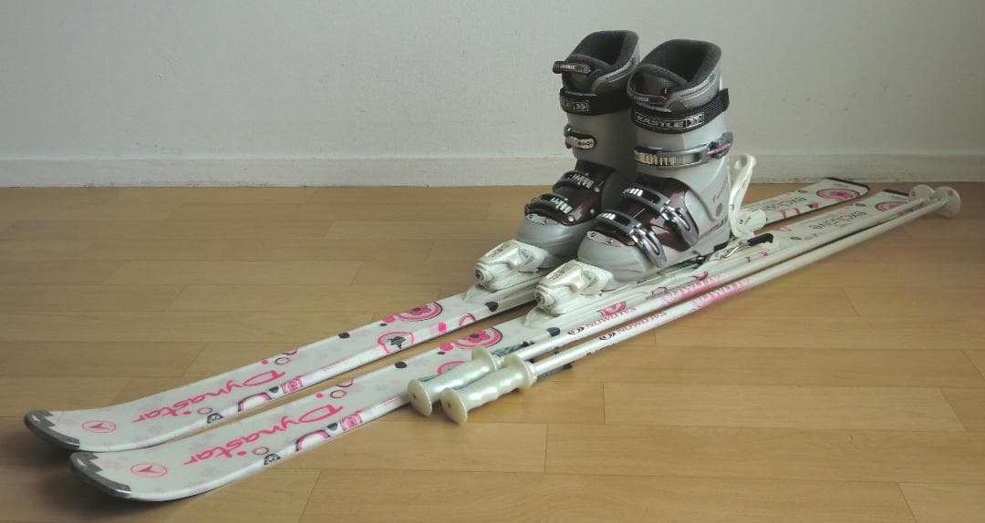 ■■1月限定■送料無料■女性用スキーフルセット■板156靴25.5■メンテ付■■
