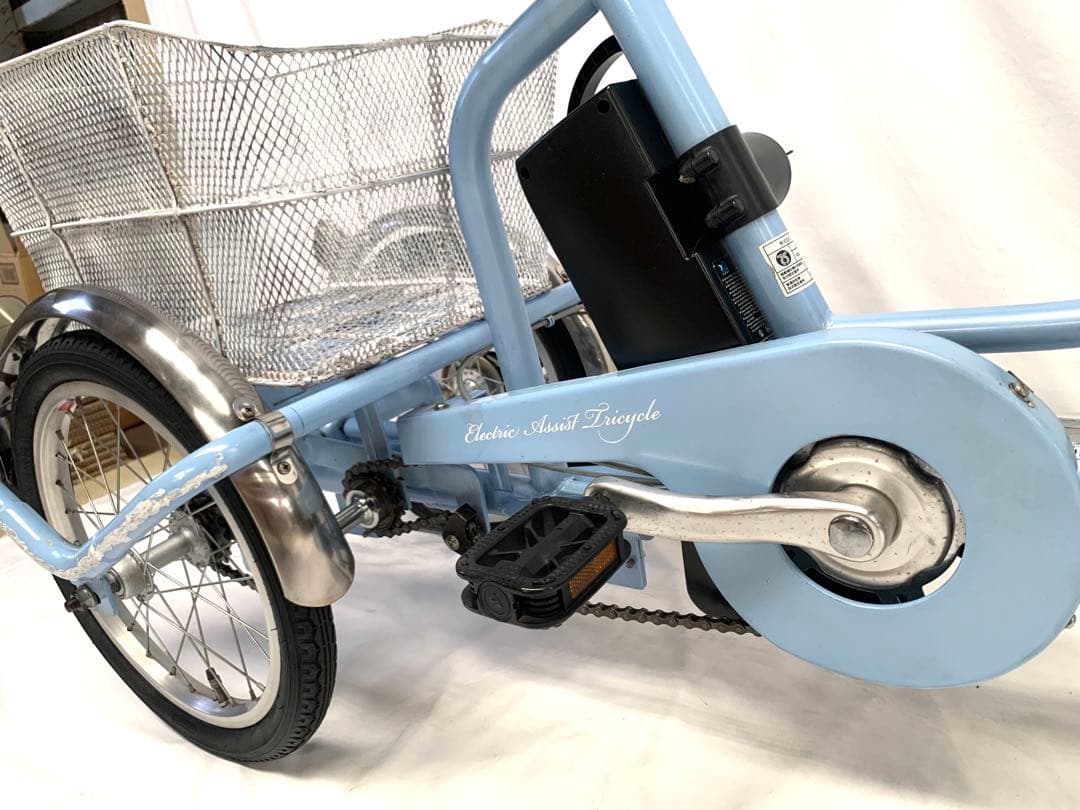 【即乘】送料無料 電動アシスト三輪自転車 10Ah 20-16インチ動作確認済