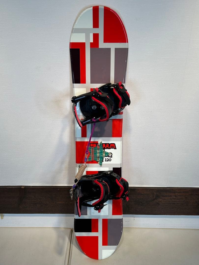◇状態良好◇ ZUMA 120cm キッズスノーボード　ビンディング　XSサイズ