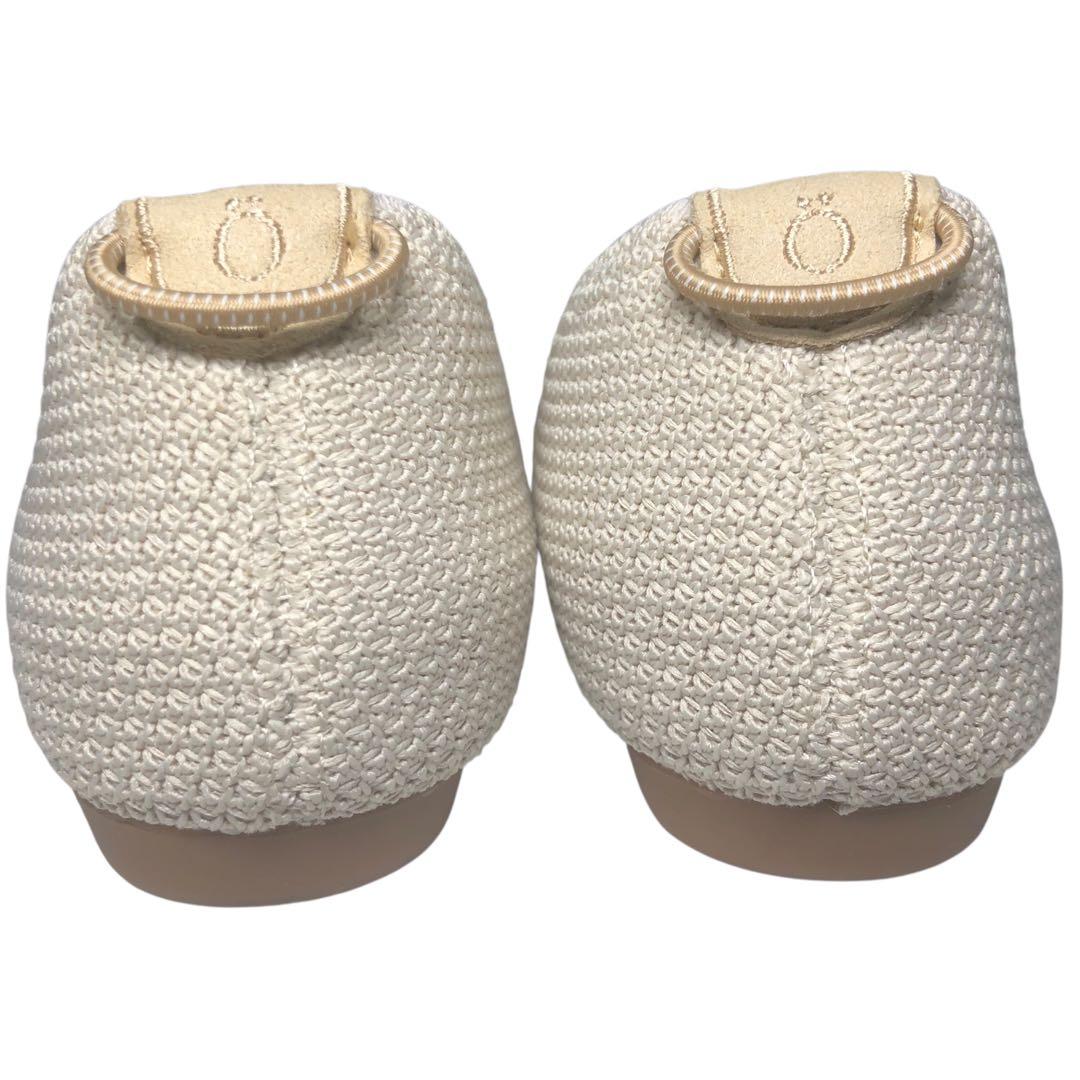 極美品 Offen オッフェン square-SHELL フラットパンプス