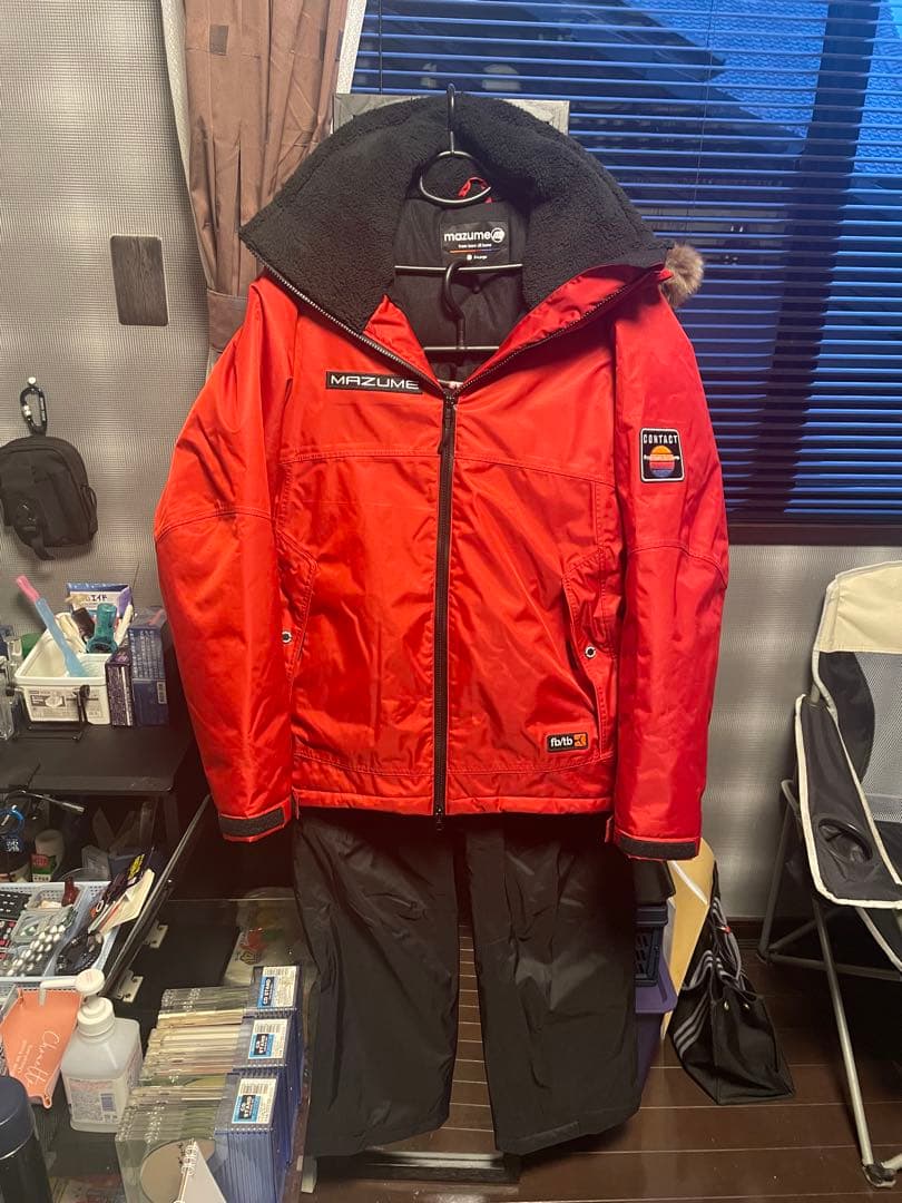MAZUME.MZFW-795防寒着上下、XL、状態良好。
