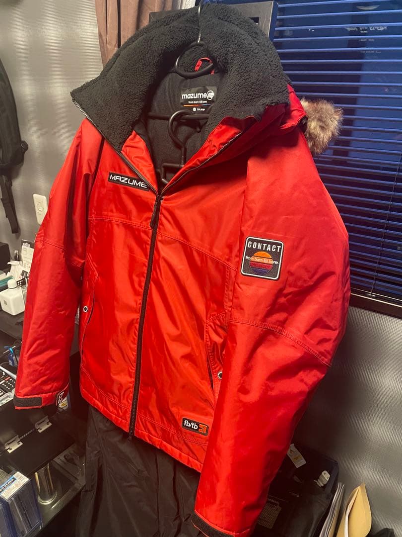 MAZUME.MZFW-795防寒着上下、XL、状態良好。