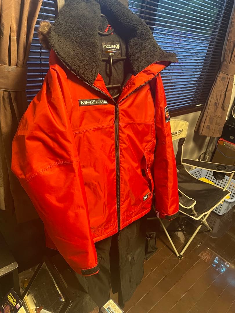 MAZUME.MZFW-795防寒着上下、XL、状態良好。