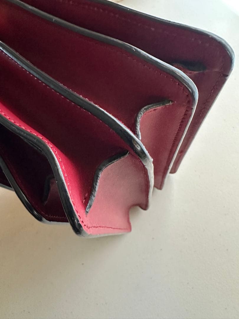 MARNI ショルダー　トランク　ボルドー