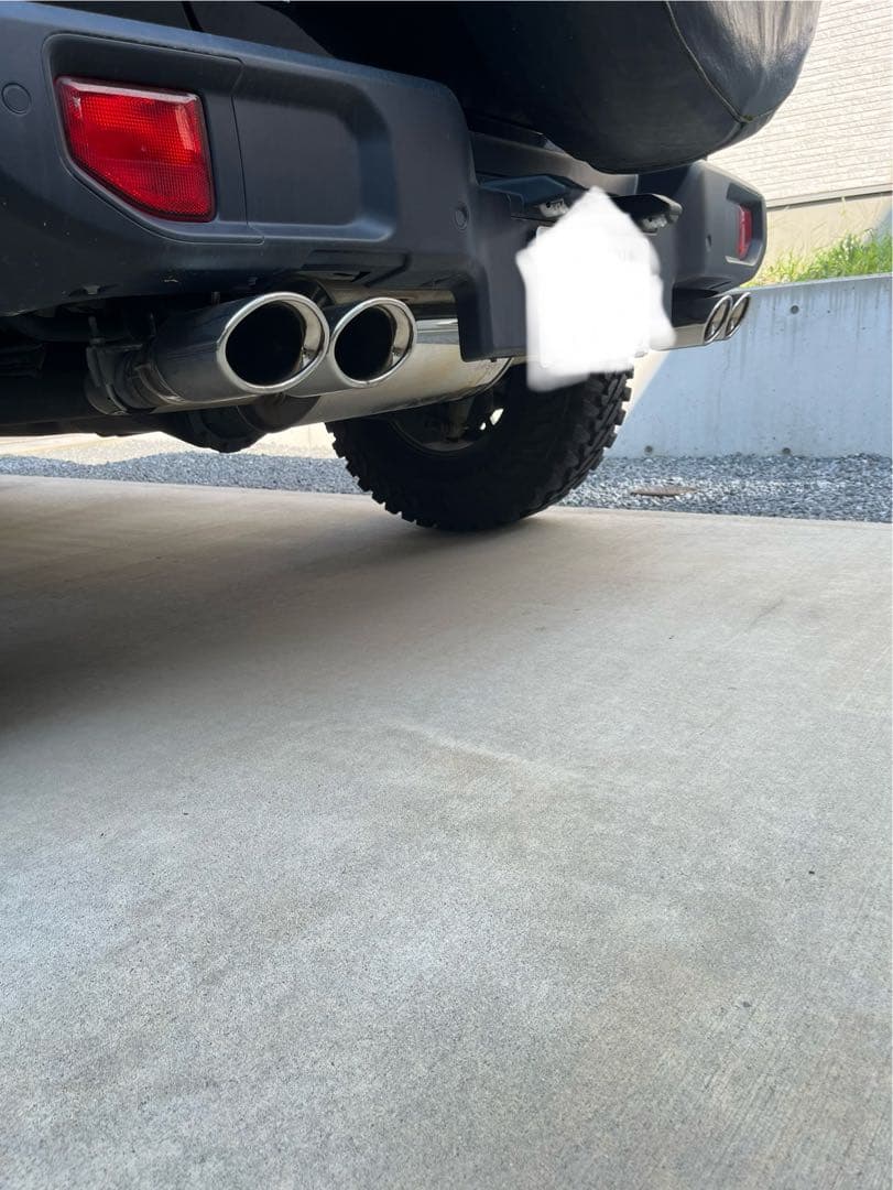 ラングラーJL jeppesen タクティカルエキゾーストマフラー