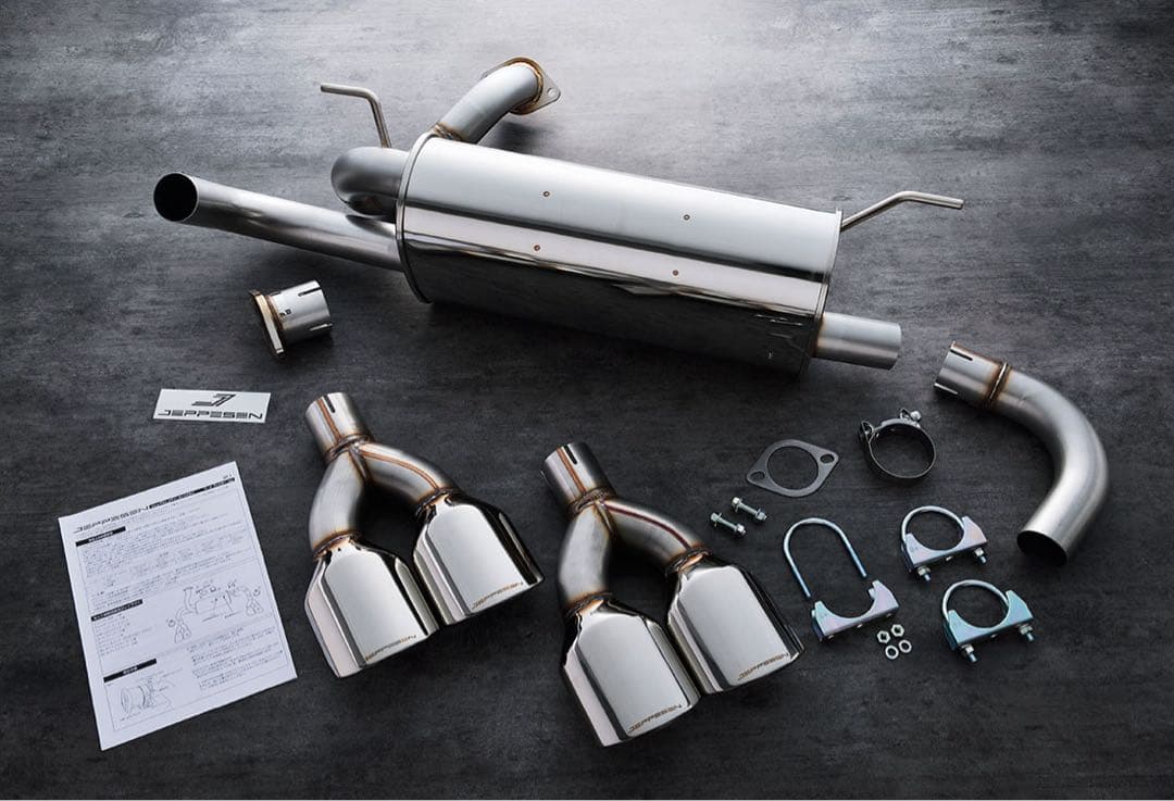 ラングラーJL jeppesen タクティカルエキゾーストマフラー