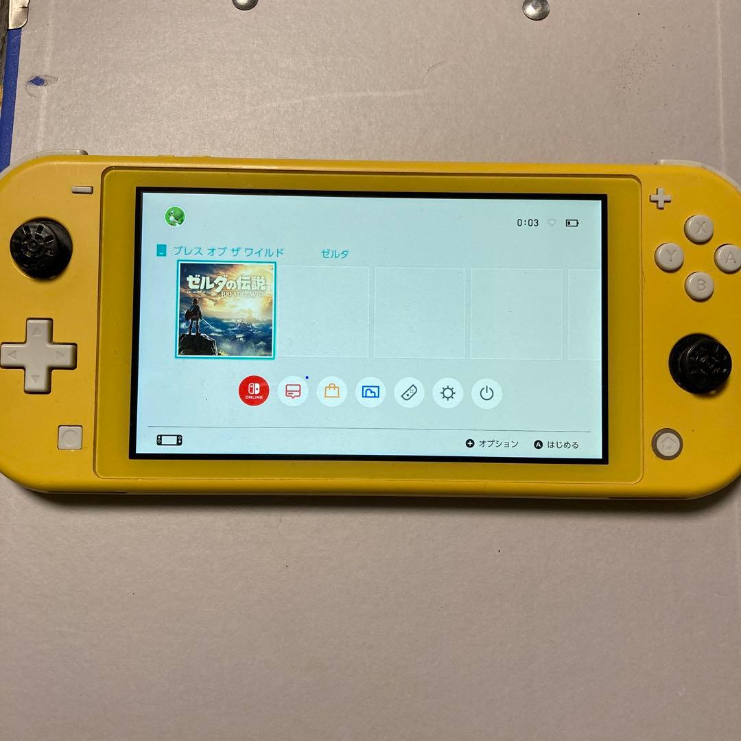 ジャンク品　Nintendo Switch Lite イエロー