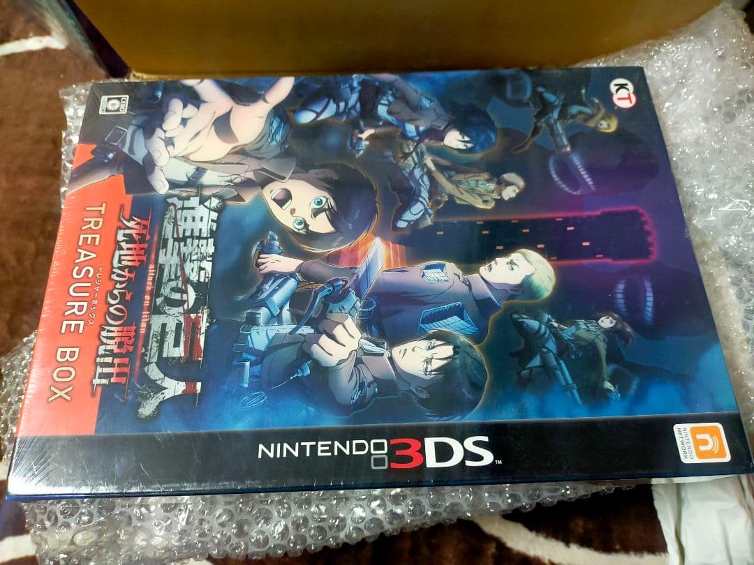 進撃の巨人 死地からの脱出 トレジャーBOX ニンテンドー3DS 未開封未使用