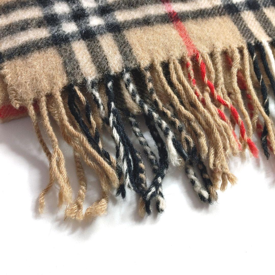 美品Burberrys カシミヤ100% マフラー　ノバチェック　イングランド製