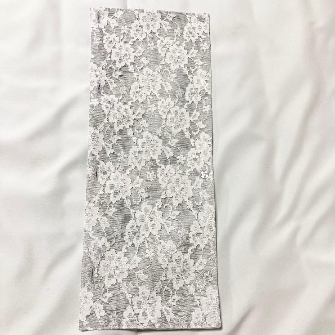 Apploberry アプロベリー　ノーカラージャケット　シルバー　レース